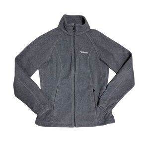 Columbia Gray Full-Zip Fleece Jacket